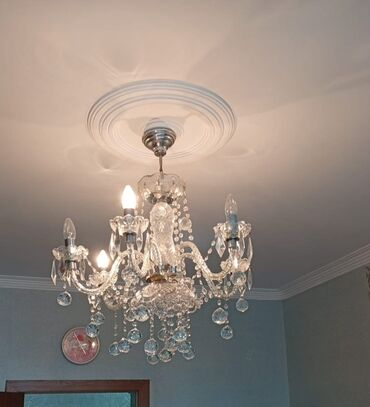 Led çilçıraqlar: Çılçıraq, 5 lampa, Xrustal