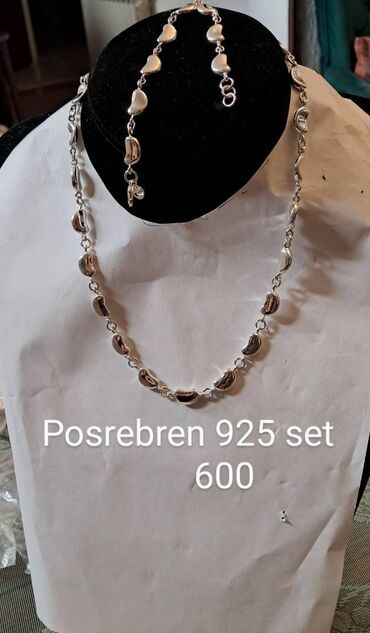 Setovi nakita: Cartier, Set: Narukvica, Ogrlica, Materijal: Srebro — 6