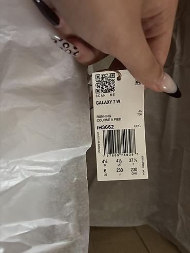 qacis ayaqqabi: Adidas, Ölçü: 37.5, rəng - Ağ, Yeni — 4
