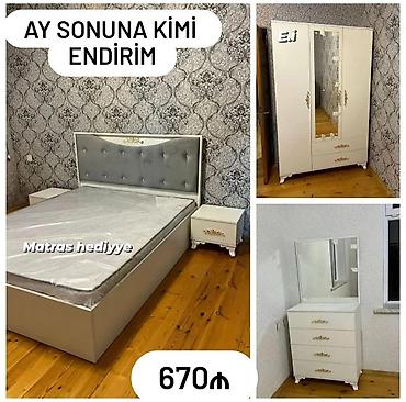 boyuk mişkalar: Yataq otağı mebel dəsti Tərkib: - İki nəfərlik çarpayı (yumşaq — 1