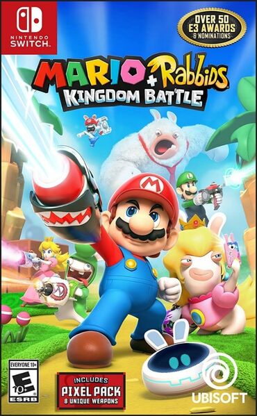 disk: Nintendo switch mario rabbits kingdom battle. 📀Satışda ən münasib