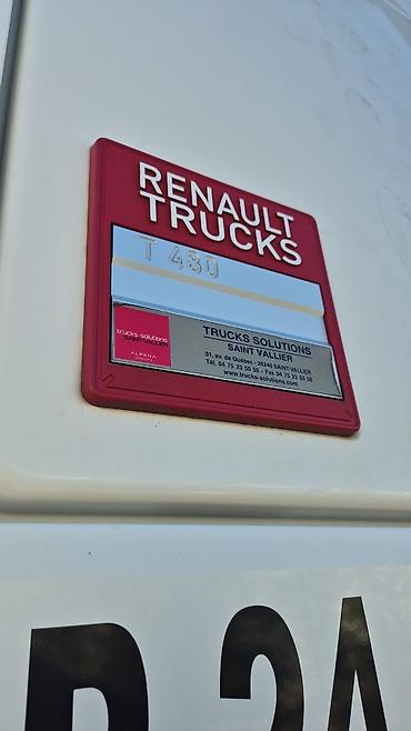 рекламные наклейки на машину: Тягач, Renault, Тентованный — 5