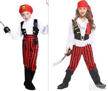 Kostimi za maskenbal: GUSAR gusarka pirat kostim gusara za decu. Može biti i za dečaka i za — 1