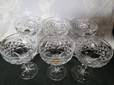 Čaše: Case kristal Zajecar za vino,rucni rad iz 70ih.godina. Case za — 12