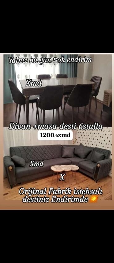 mebel dəstləri: Künc divan