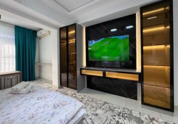 1 комнатная квартира продаётся бишкек: 1 комната, Душевая кабина, Постельное белье, Кондиционер