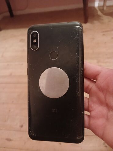 işdəmiş telfon: Redmi Note 6 Pro, 64 GB, rəng - Boz, Barmaq izi