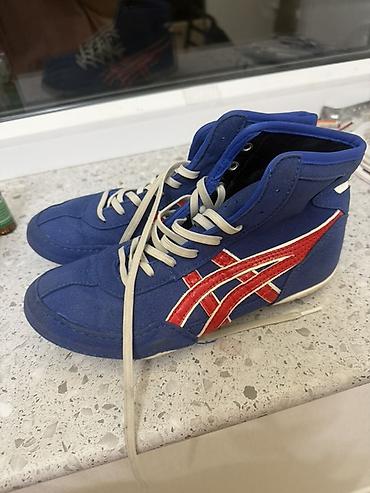 обувь on: Кроссовки/борцовки Asics, высокие. - Модель: борцовки с высокой — 1