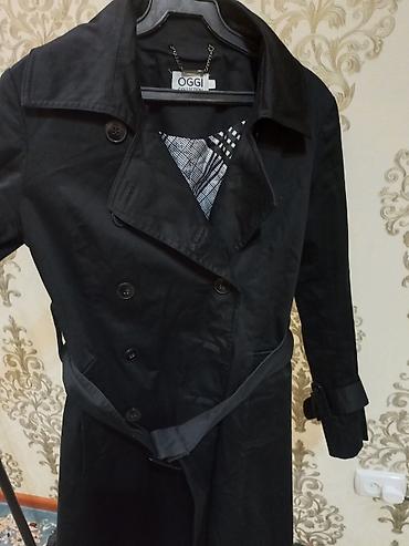 firma collection: Тренч OGGI Collection, черный - Классический двубортный крой с — 3