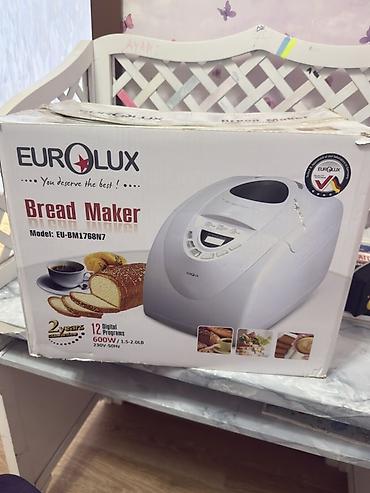 eurolux mikser qiymetleri: Eurolux Bread Maker – Model: EU-BM1768N7 - 12 rəqəmsal proqram: ağ — 2