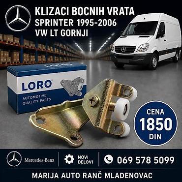 Bočna vrata: KLIZACI BOCNIH VRATA SPRINTER VW LT SET 3 KOMADA 6 | Klizaci bocnih — 3