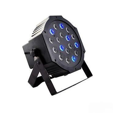 Osvetljenje: LED scenska PAR RGB reflektor lampa – 18x1W - Tip: LED PAR reflektor — 2