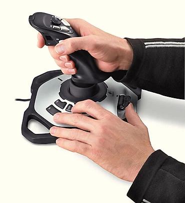 logitech dfgt: BTM 005 2.4G+Bluetooth Office Black joystik Logitech extreme 3d pro — 1