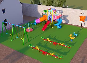 Детские площадки: Детские площадки, комплексы, спортивные площадки, горки, качели — 4