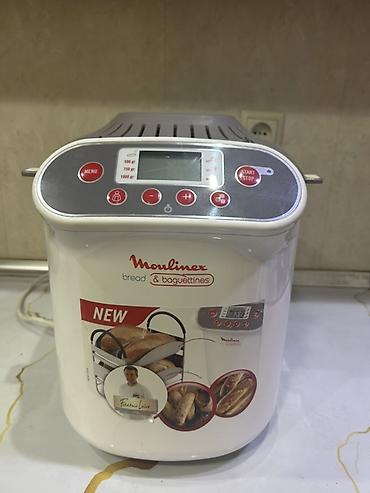 İşlənmiş Çörəkbişirən, Moulinex, Çörəyin çəkisi - 1 - 1.5 kq, Ünvandan götürmə, Ödənişli çatdırılma