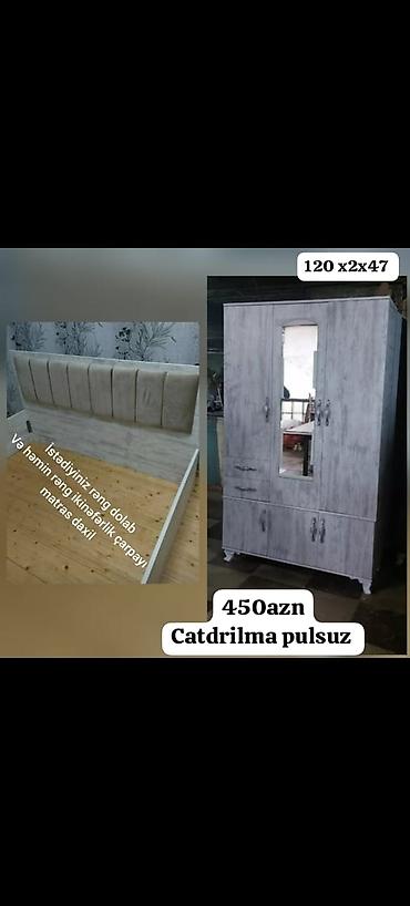 meblər: 2 təknəfərlik çarpayı, Dolab, Tumba, Azərbaycan, Yeni — 7