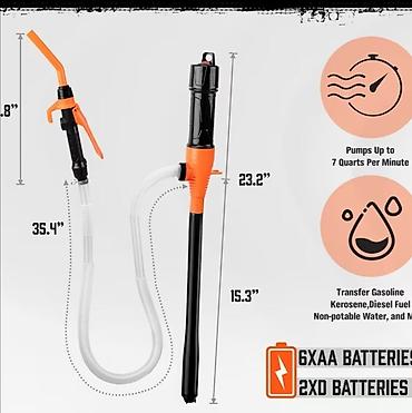 купить насос для воды: Batareya ilə işləyən maye ötürmə pompası - Sinif: Rokboy Professional — 4
