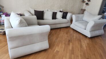 islenmis divan kreslo ucuz: İşlənmiş, Di̇van-kravat, 2 kreslo, Bazasız, Açılan