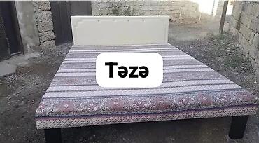 gencede mebel: 1 nəfərlik çarpayılar 60manat. 2 nəfərlik taxt 110manat — 1