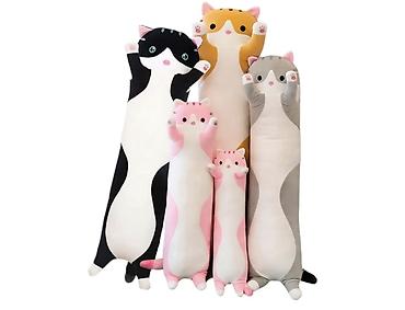 женщина кошка: ​😻 Кот-Батон 130 см — Гигантская Мягкая Игрушка-Подушка! 🐱✨ ​Ищете — 1