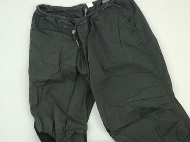 spodnie dresowe z prostą nogawką: Sweatpants, H&M, S (EU 36), condition - Good