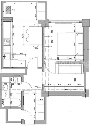 Продажа квартир: 2 комнаты, 48 м², Элитка, 8 этаж, Свежий ремонт — 9