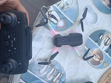 Qatlana bilən LED işıqlı dron + pult və daşıma çantası seti — 1