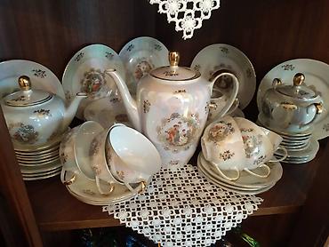 antik servis: Çay dəsti, rəng - Bej, Farfor, Madonna, 12 nəfərlik, Almaniya — 1