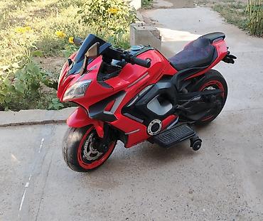 uşaq motosikleti: Uşaq üçün elektrikli motosiklet – sport dizayn. - Rəng: qırmızı/qara — 4
