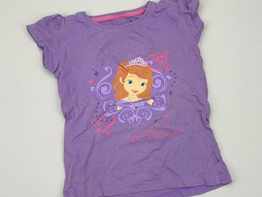fioletowa koszulka: Koszulka, 3-4 lat, 98-104 cm, stan - Dobry
