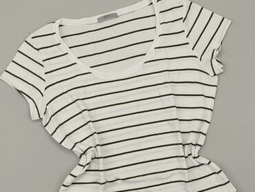 białe t shirty damskie gruba bawełniane: T-shirt, M (EU 38), condition - Very good