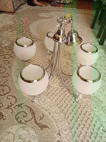 kruşka: Çılçıraq, 5 lampa, Metal — 1