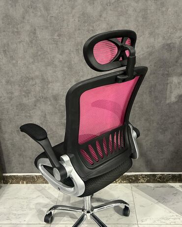 Ofis və oyun kresloları: Yeni, Təkərli, Qolları tənzimlənir, Dəri — 4