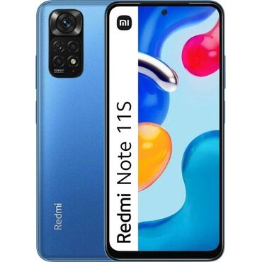 купить недорого холодильник б у: Xiaomi Redmi Note 11S, 128 ГБ, цвет - Синий, 
 Две SIM карты, Гарантия, Отпечаток пальца