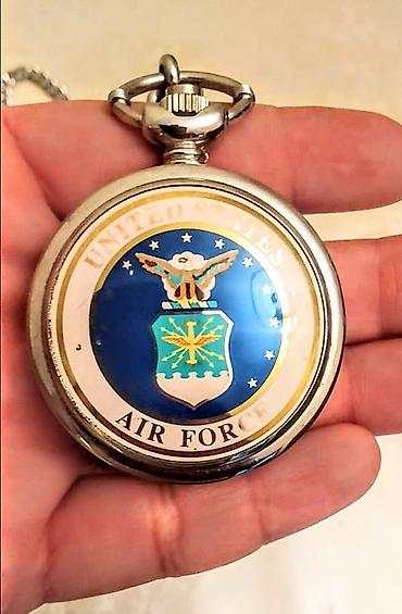 ultra watch: ABŞ Hərbi Hava Qüvvələri (United States Air Force) loqolu cib saatı - — 3