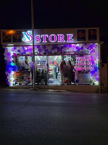 lovhe satilir: NS Store
DÜKKAN 15000 AZN İÇİNDƏKİ MALLARDA DAXİL OLMAQLA SATILIR — 1