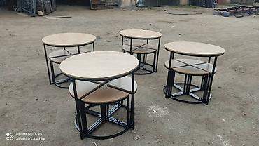 Кухонные столы и стулья: Кухонный стол и стул, Новый, Самовывоз, Бесплатная доставка, Платная доставка — 3