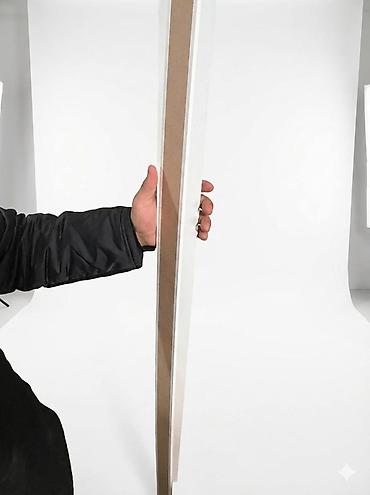 Стандартный плинтус: МДФ, Новый, цвет - Белый, Гарантия — 3