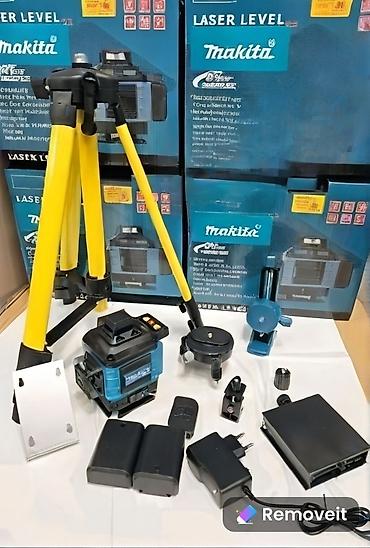 Makita lazer nivo dəsti - Brend: Makita - Tip: 360° çoxxəttli lazer