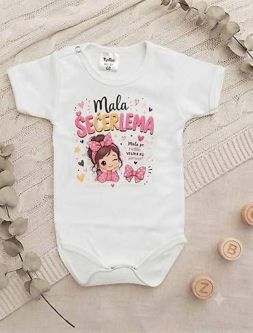 Bodiji i zeke za bebe: Bebi bodi kratkih rukava – TipTop - Materijal: mekani, prijatan pamuk — 6