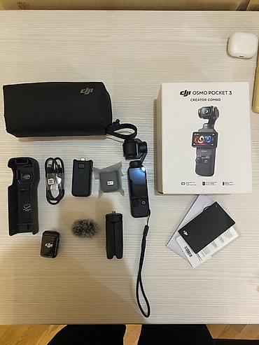 retroid pocket: DJI Osmo Pocket 3 Creator Combo satılır. Yanvar ayında 1250 AZN-ə — 1