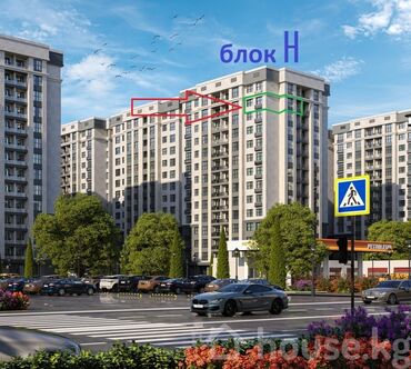 Продажа квартир: 3 комнаты, 87 м², Индивидуалка, 13 этаж, ПСО (под самоотделку)