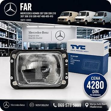 Farovi: KRAJ BRANIKA PREDNJI BRANIK FAR ZMIGAVAC STOP MERCEDES T1 T2 | Kraj — 1