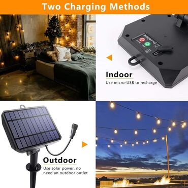 RS - Garden lighting: Solarna viseca rasveta 10metara +10 sijalica Dekorisite Vaše — 6
