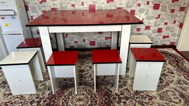реставрация мебель: Стол жана отургуч комплекттери Колдонулган