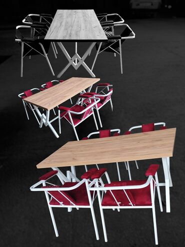 Stullar: Mətbəx üçün, Qatlanmayan, rəng - Qırmızı Stul — 2