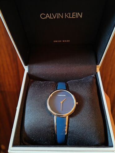 qol saatı elektron: Yeni, Qol saatı, Calvin Klein, rəng - Göy