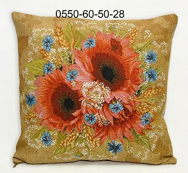 Наволочки: Декоративные наволочки с гобеленовым рисунком “цветы” - Формат — 4