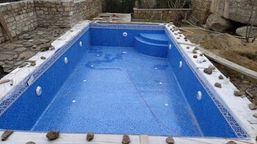 Hovuzlar: Hovuzun 0 dan tikintisi.Her nov mazaiklara movcuddur. Qiymet və rəng — 26