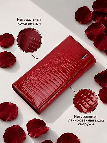 Кошельки: Кошелек, Натуральная кожа, Женские, Новый — 3